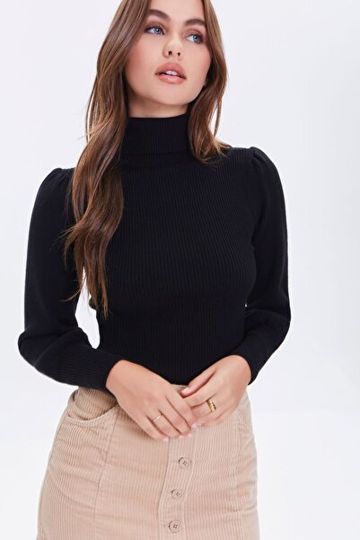 Forever 21 Balon Kol Detaylı Kazak