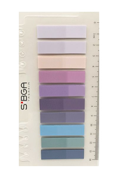 sibga tasarım Transparent Colored Postit Post-it Post ItBookmark Bookmark Postit Sticker Note Paper 200 Sheets