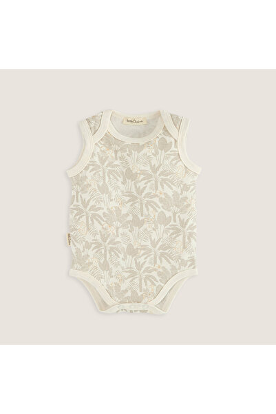 Chakra Jungle Printed Sleeveless Body Stone - Stone Color
