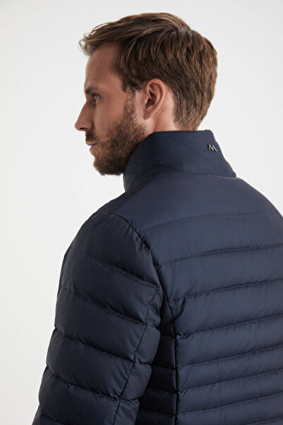 Hemington Goose down Filled Navy Blue Slim Coat