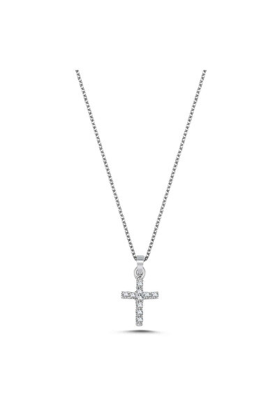 Ariş Pırlanta Haç Kolye