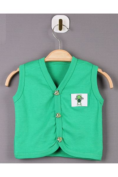 neocotton Cotton Combed Baby Kids Buttoned Vest