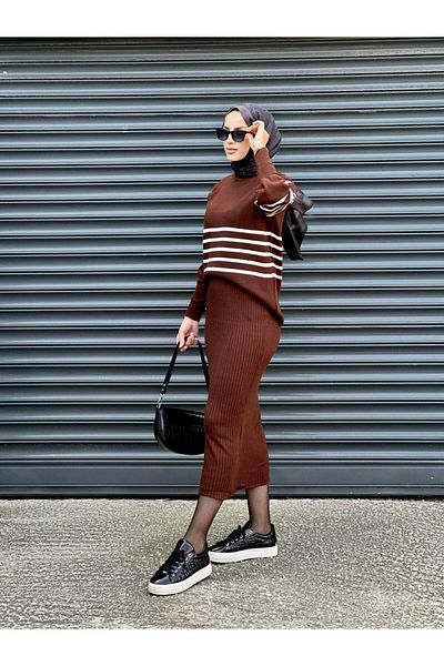 Nergis Neva Butik Knitwear Suit with Jile