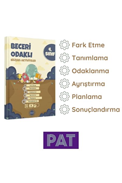 Curious&Genius Pat Yayınları Beceri Odaklı Bilişsel Aktiviteler 4. Sınıf