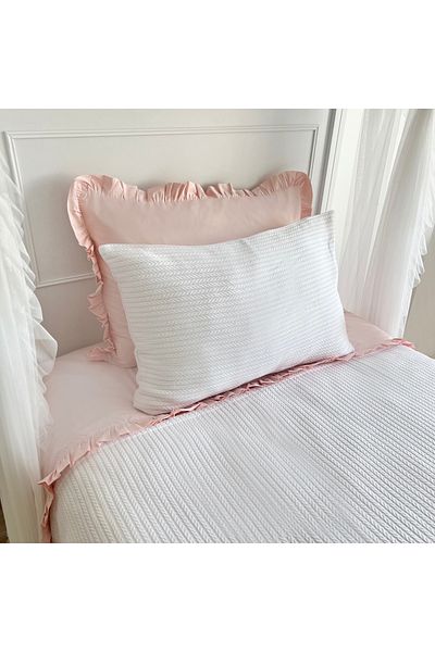 PAMUKA White Single Pique Set - Knitted Pattern