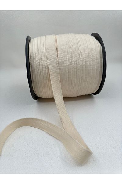 paşateks since 1995 şekil 5 Meters Ecru Cotton Strip - 2 cm