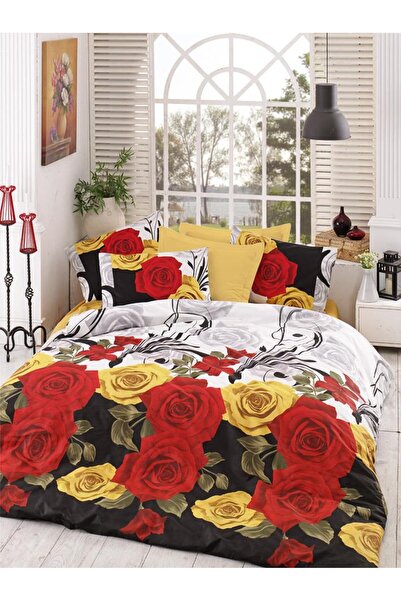 Fabeteks Bıanco Perla Ranforce 100% Cotton Double Duvet Cover Set