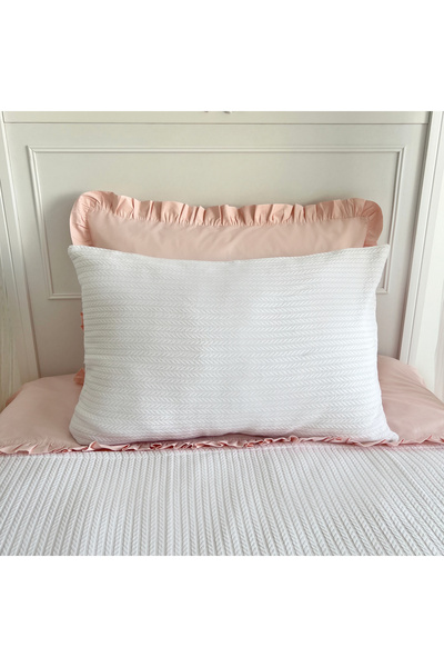 PAMUKA White Single Pique Set - Knitted Pattern