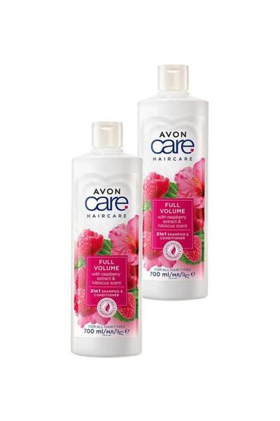 AVON Care Ahududu Ve Hibiscus Kokulu Şampuan Ve Saç Bakım Kremi 700 Ml. Ikili...
