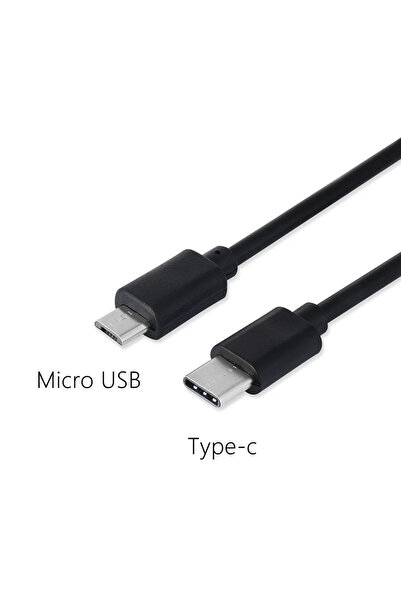Choice كابل NNBILI أسود بطول 0.5 متر من النوع C إلى Micro USB، محول USB سريع ...