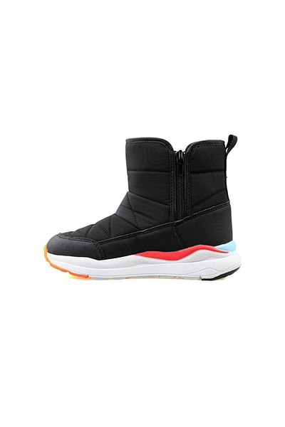 Dudino 14C104 Black Kids Outdoor Boots - Loop Black Design