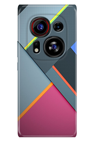 TECNO Phantom X2 Pro Kılıf Desenli Silikon Baskılı 6D Renkler