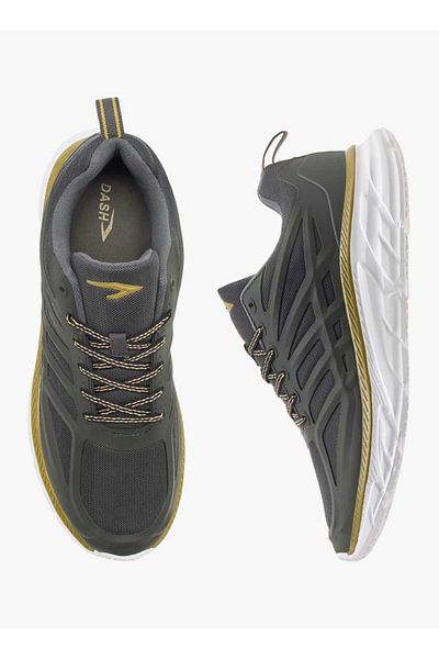Dash Panelled Shoes with Lace-Up Closure
