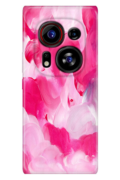 TECNO Phantom X2 Pro Kılıf Desenli Cover Silikon Pinking