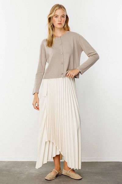 Hooopstore Πλεκτή ζακέτα Perla Mink