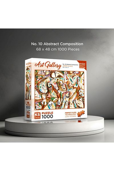 Ks Games No.10 Abstract Composition 1000 Piece Puzzle