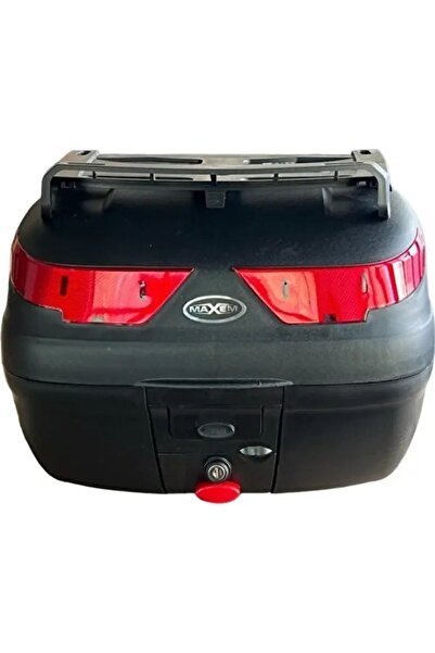 Maxem Motor Çantası 40litre Full Bagajlı Sırtıklı Siyah