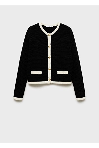 MANGO Woman Örgü ceket --
