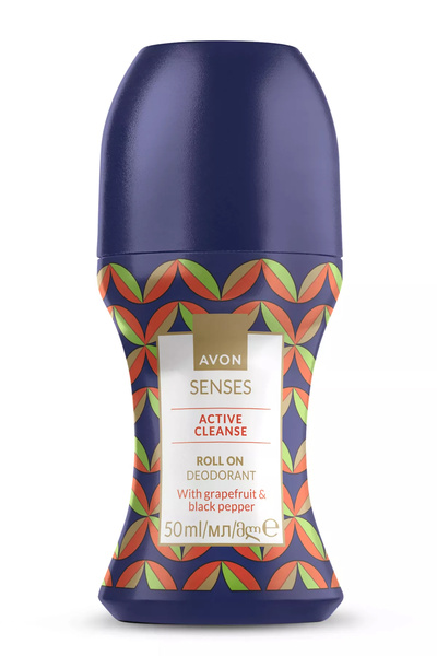 AVON Active Cleanse Greyfurt ve Karabiber Kokulu Erkek Roll On 50 Ml.