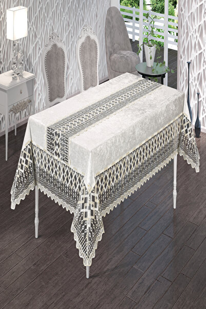 eco concept Luxury Lace Tablecloth 160X220 cm 1 Pc