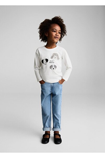 MANGO Baby Μπλουζάκι με στάμπα κινούμενη