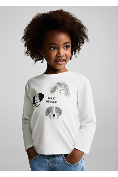 MANGO Baby Μπλουζάκι με στάμπα κινούμενη