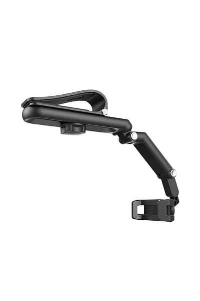 Choice Black Universal Sun Visor Car Rearview Mirror Phone Holder 1800 Rotate Car Phone Holder Mount Stand