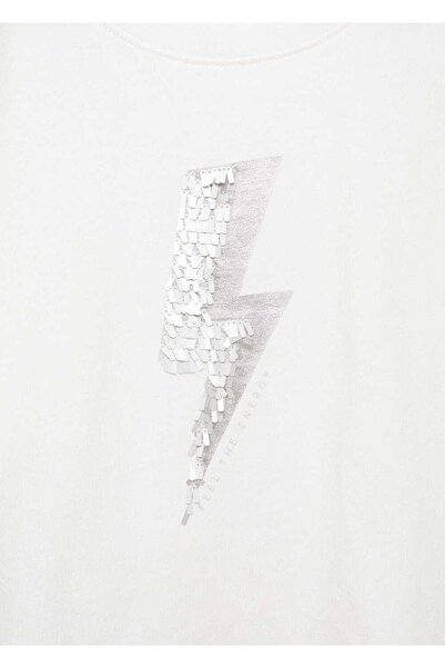 MANGO Kids Μπλουζάκι με στάμπα με πούλιες