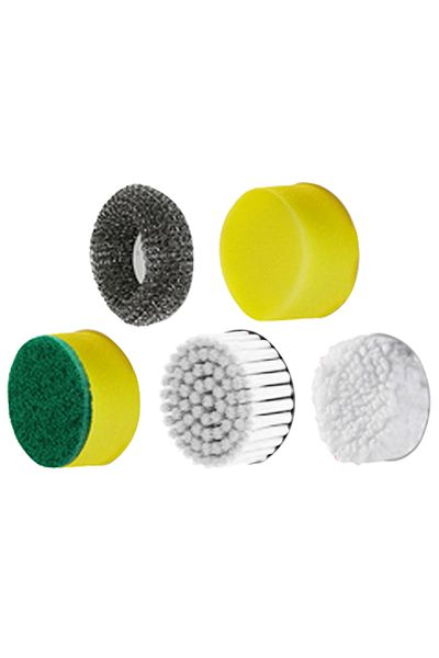 Choice 5pcs Practical Replace Brush Head Set Convenient Electric Handheld Scrubber Heads Bathtub Kitchen...