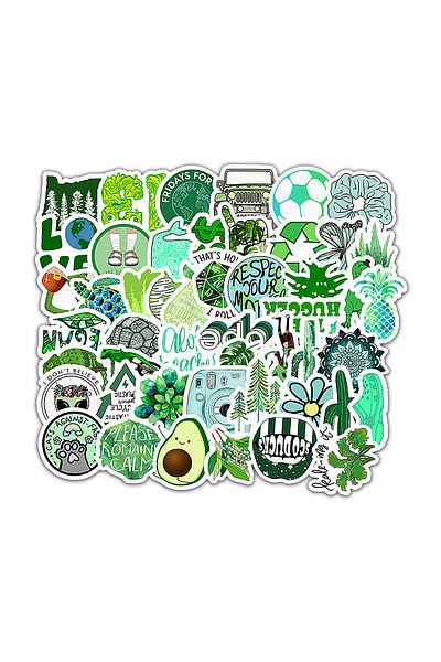 GUGUK Green Vibes Sticker Set (Ggk-Zs004)