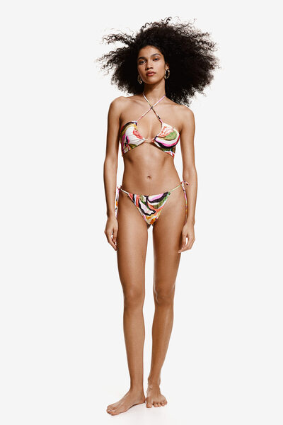 H&M Yanları Bağcıklı Thong Bikini Altı