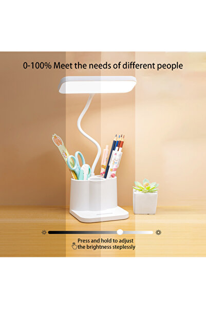 Choice USB Led Table Lamp 3 Colors Eye Protection College Student Book Reading Lamp Night Light for Bedside...