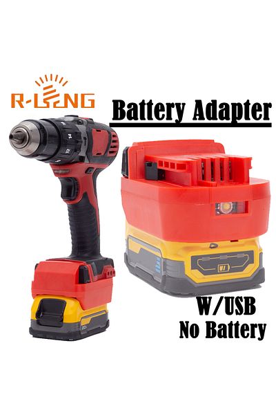 Choice Battery Converter Adapter for DeWalt 18V Li-ion to for Milwaukee 18V Series Power Cordless Tool W...