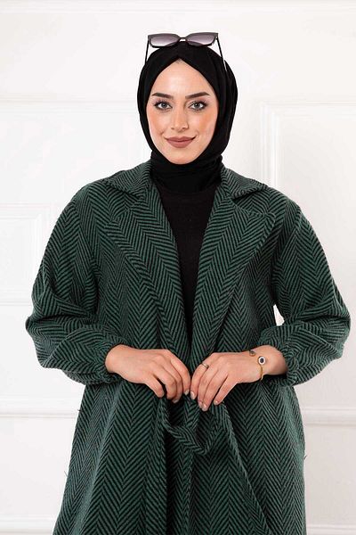 EBRUTESETTÜR Herringbone Patterned Coat
