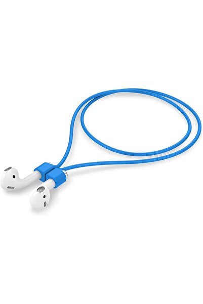 bbtech AirPods 1. / Pro / 2. / 3. / 4. / Max Uyumlu Manyetikli Silikon Boyun Askısı Düşmeyi Engelleyen İp