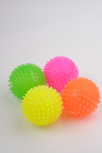 Snailtoys Rengarenk  Düdüklü Kirpi Top 6cm
