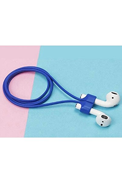 bbtech AirPods 1. / Pro / 2. / 3. / 4. / Max Uyumlu Manyetikli Silikon Boyun Askısı Düşmeyi Engelleyen İp