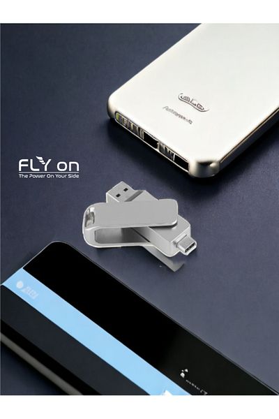 FLYON 2 In 1 Double Sided Compatible Compatible with Type-c Phones Plug and Play Usb Usb 2.0 32 Gb Usb Memory