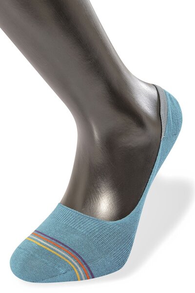 TÜREN 6 Pack Striped Ballerina Socks 9002/Turquoise