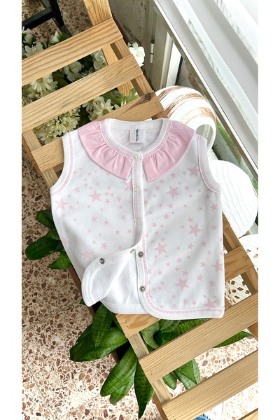 Happy Moon Bebek Giyim Kız Bebek Yelek Pamuklu Rahat Isıtıcı Hediyelik