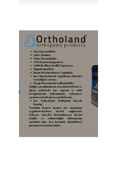 Ortholand Banda sportivă Agri Bandi Kinesio Tape (5 bucăți) Culoare neagră
