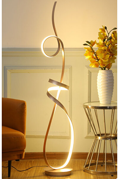 burenze Modern Tasarım Picasso Dekoratif Led Lambader Eskitme Gold