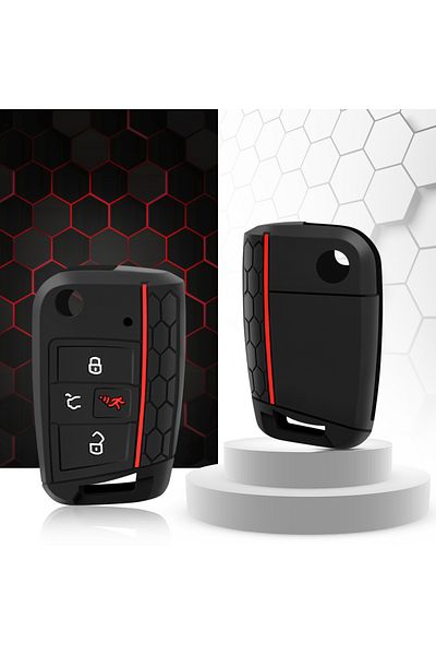 Choice Silicone Key Case Cover For VW Polo Golf 7 Tiguan for Skoda Octavia Kodiaq Karoq for SEAT Ateca L...