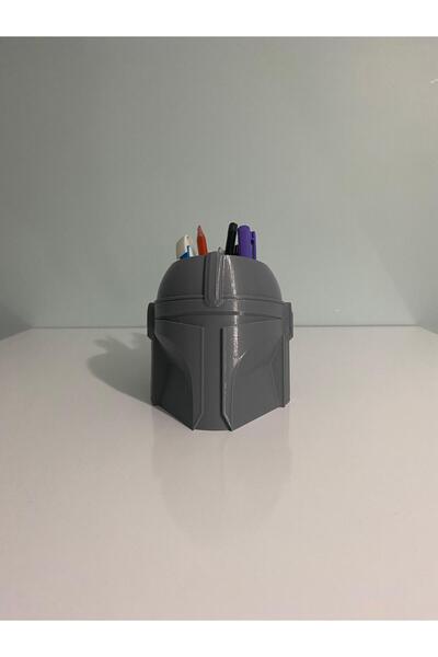 TARGET3D Mandalorian Kalemlik Kalem Kutusu Masa Üzeri Kalemlik Organizer