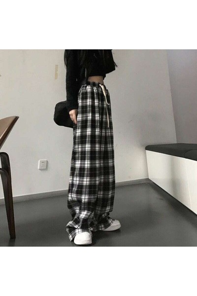 Culture Καρό, Oversize Fit, Ρίγα Λεπτομέρεια, Μαύρο, Φούτερ