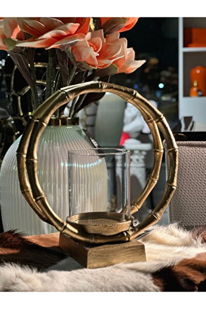 OBJE GOLD BAMBUŞAMDAN 32 CM