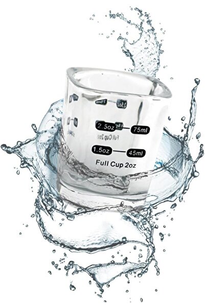 MIBRU glass measuring cup 75ml