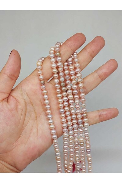 Yasamtohumu Snur de perle roz - calitate regală 5,5 mm (53320)