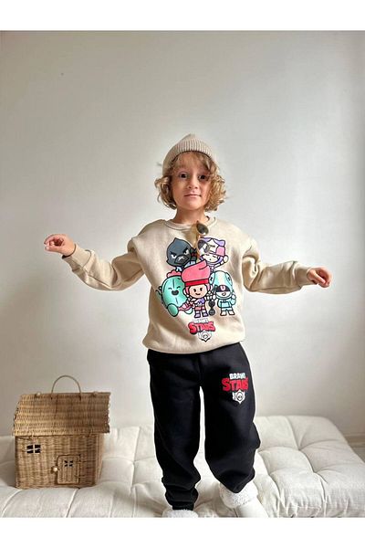 hira kids collection Brawl Stars Printed Children's Tracksuit