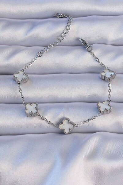 Skygo سوار موديل 316L من الفولاذ الفضي المطلي بالمينا - TJ-BB6302